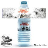 Mountain Bike Water Bottle Labels  - DIGITAL PDF FILE