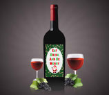 Candy Cane; Eat & Drink - Christmas; Wine Label