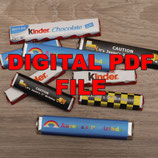 Kinder; Choc Wrapper; Digital PDF File