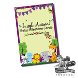 Milestone Cards: Jungle Animals