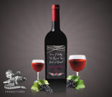 String Lights, Wine Label