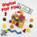 Panda Bag Toppers - Digital PDF File