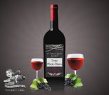 String Lights, Add Photo; Wine Label