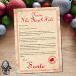 Santa Letter; Style D