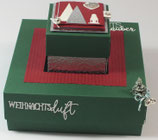 Geschenk- und Explosionsbox "Weihnachtsmarkt"