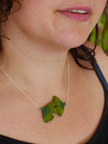 Collier "Duo de gingko"