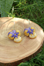 BOUCLES D'OREILLES "Éclat de Pensée"