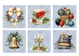 Ausschneidebogen "Viktorianische Weihnachtsmotive"