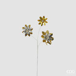 Gerbera Metal Oro/argento | EDG