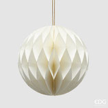 Addobbo Palla Origami Bianco | EDG