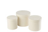 Set 3 Scatole Velluto Bianco | Jolipa