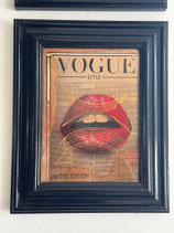 Quadro Vogue Lips S | Raul Papavero