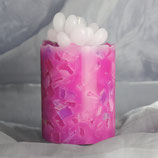 Kaktus Frühstückskerze Pink