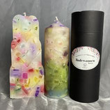 Dreiherzen-Bad Set Grün-Rosé Original