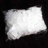 Kunstkerze Wachswürfel WEISS