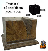 Root wooden smoke    70x70x60mm base