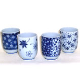 Japan-Teebecher 4er Set in Geschenkbox