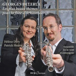 LES PLUS BEAUX THEMES POUR LA FLUTE ET LE HAUTBOIS - GEORGES DELERUE (CD)