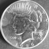 ピース1ドル銀貨  西暦1926年