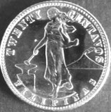 フィリピン銀貨　西暦1945年