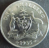 オーストラリア銀貨　西暦1935年
