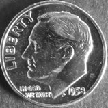 ルーズベルト銀貨　西暦1958年