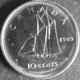 カナダ記念銀貨　西暦1989年