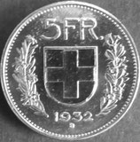 フランス銀貨  西暦1932年