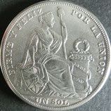 ペルー銀貨　西暦1926年
