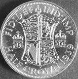 イギリス記念銀貨　西暦1939年
