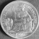 フランス領インドシナ銀貨　西暦1900年