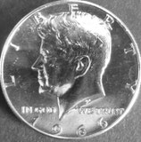 ケネディ銀貨　西暦1966年