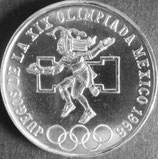 メキシコオリンピック銀貨