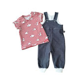 Set Latzhose/Shirt Gr. 74