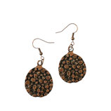 Modeschmuck Ohrringe Bronze antik