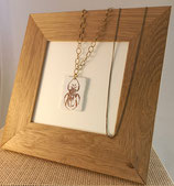 Sautoir collier pendentif "Scarabée - Beetle"