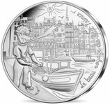 10 euros argent Petit prince revient de la pêche