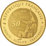 50 euros Jeux d'été Judo 2012 en or 1/4 oz