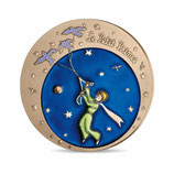 Médaille Petit prince et les oiseaux en couleur 2016