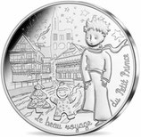 10 euros argent Petit prince au marché de Noël