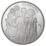 10 euros argent Julien Sorel 2013