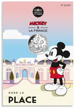 10 euros argent Mickey Dans la place 2018 15/20