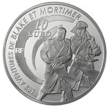 10 euros argent Blake & Mortimer 2010