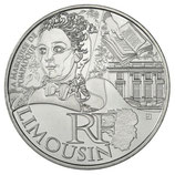 10 euros argent Limousin 2012