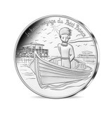 10 euros argent Petit prince navigue sur une pinasse 2016