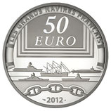 50 euros argent 5 onces La Jeanne d'Arc 2012