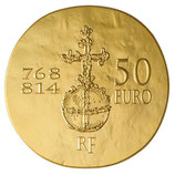 50 euros Charlemagne 2011 en or 1/4 oz