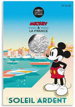 10 euros argent Mickey Soleil ardent 2018 11/20