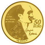 50 euros Cyrano de Bergerac Edmond Rostand 2012 en or 1/4 oz