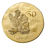 50 euros Napoléon III 2014 en or 1/4 oz